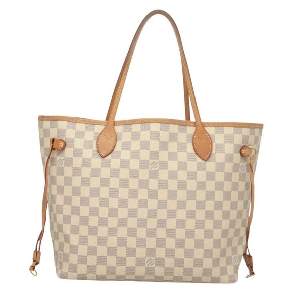 LOUIS VUITTON Damier Azur Neverfull MM Tote Bag - Picture 2 of 16